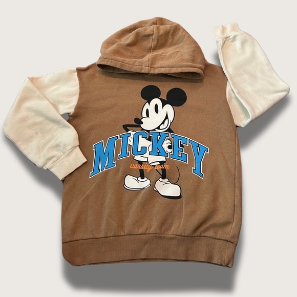 H&M Other - Disney x H&M Brown and Cream Mickey Mouse Hoodie